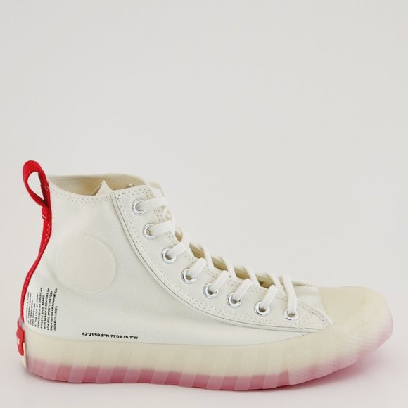 Converse UNT1TL3D Hi Egret/Natural Ivory Canvas Men's Sneakers A01644C NWT - Picture 2 of 6